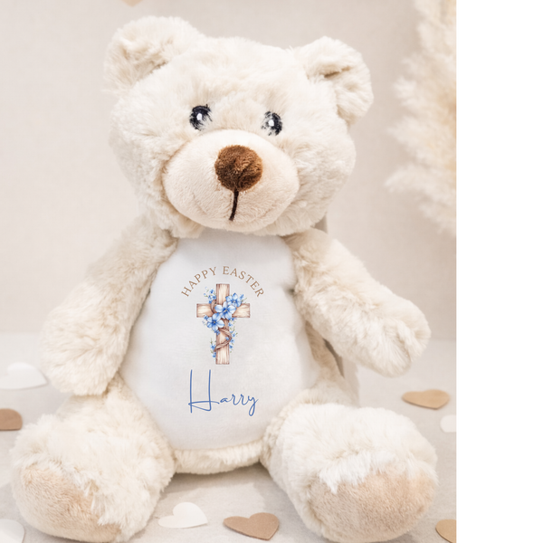 Personalised Religious Teddy Bear For Easter
