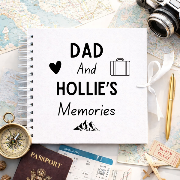 Personalised Father's Day Scrapbook | Adventure Memory Book