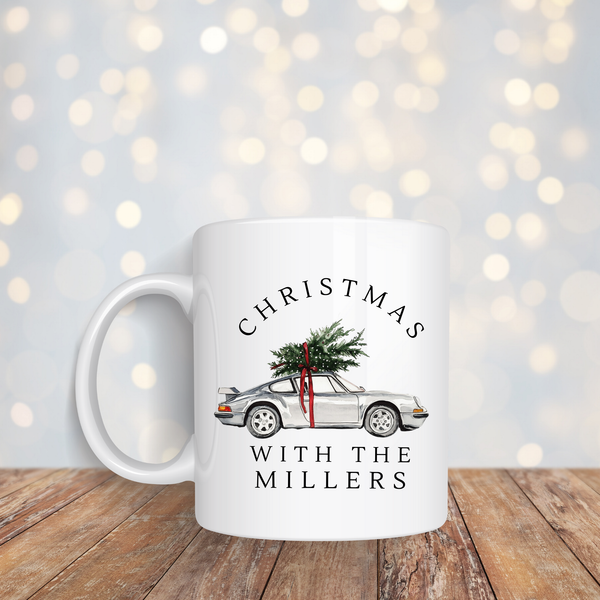 Personalised Christmas Car Mug