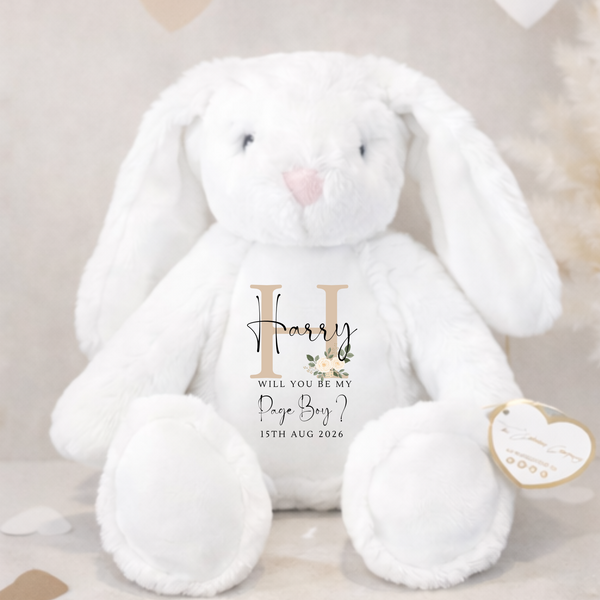 Personalised Flower Girl & Page Boy Soft Toys