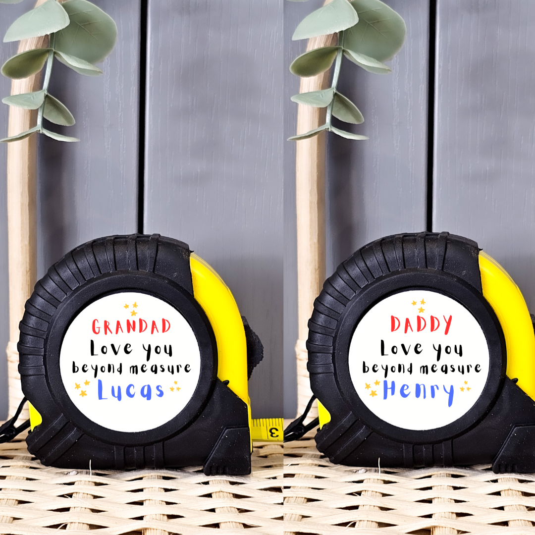 Personalised Tape Measure For Dad Or Grandad - Fathers Day