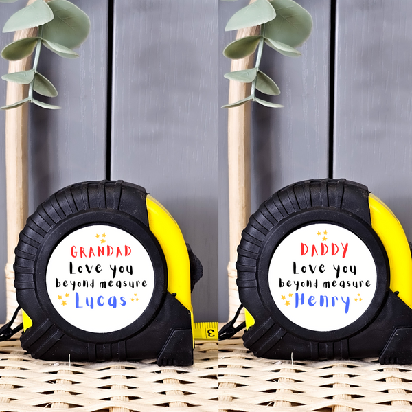 Personalised Tape Measure For Dad Or Grandad - Fathers Day