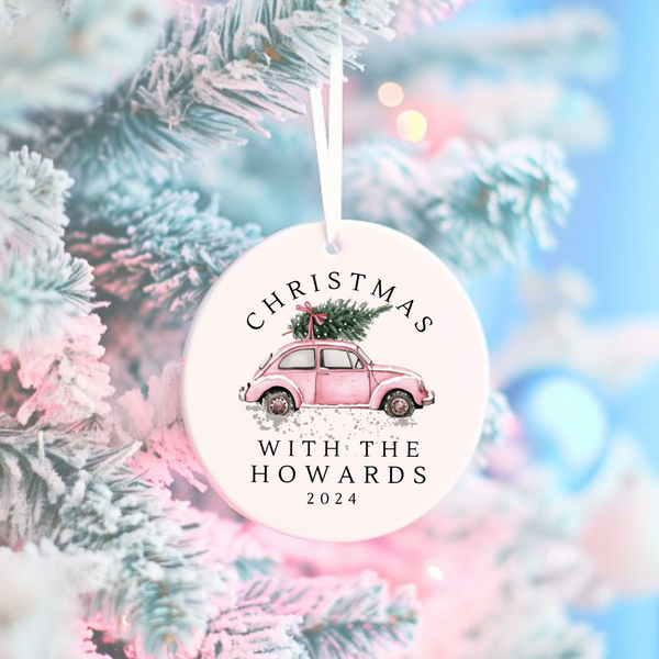 Personalised Car Ceramic Hanging