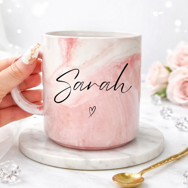 Personalised Humour Marble Mug