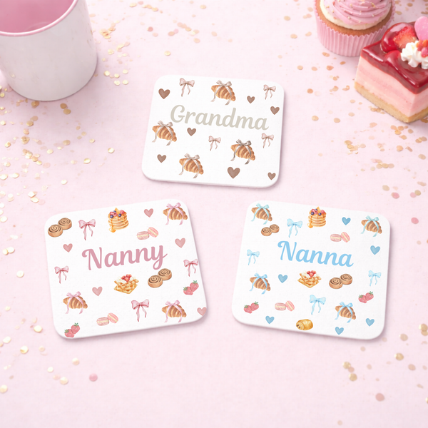 Personalised Breakfast Croissant Mug For Nanny
