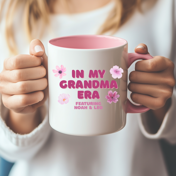 In My Grandma Era Christmas Mug – Funny Personalised Christmas Gift for Grandma, Nanny, or Nanna