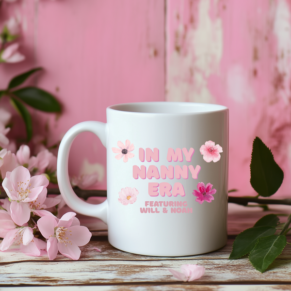 In My Grandma Era Christmas Mug – Funny Personalised Christmas Gift for Grandma, Nanny, or Nanna