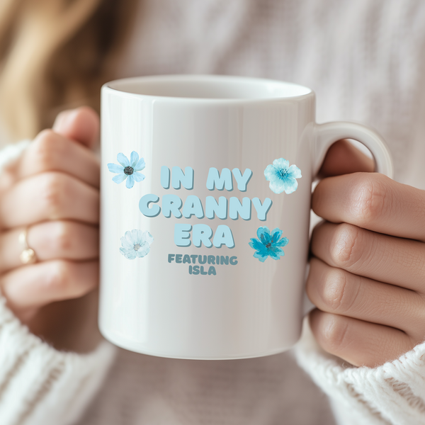 In My Grandma Era Christmas Mug – Funny Personalised Christmas Gift for Grandma, Nanny, or Nanna
