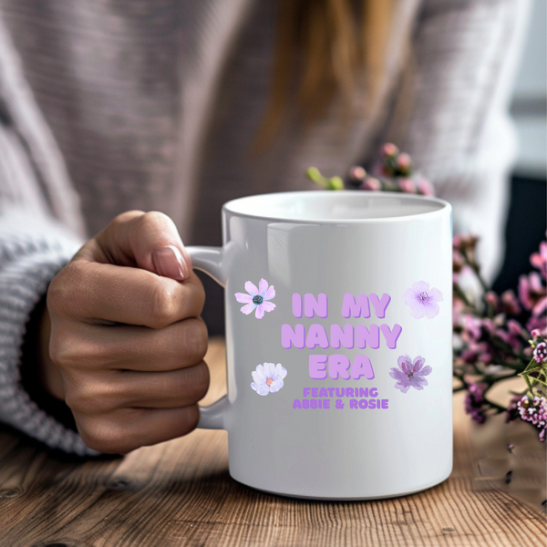 In My Grandma Era Christmas Mug – Funny Personalised Christmas Gift for Grandma, Nanny, or Nanna