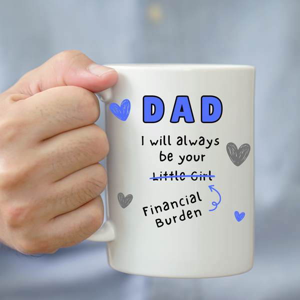 Personalised Mug & Coaster For Dad
