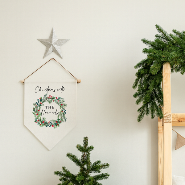 Personalised Christmas Family Sign