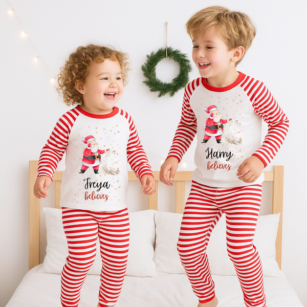 Personalised Matching Family Santa Hoodies
