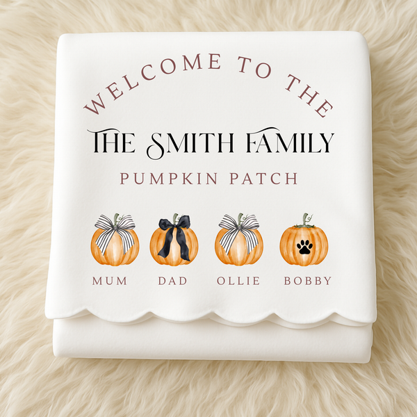 Pumpkin Cushion and Blanket Set – Cozy Halloween & Autumn Decor