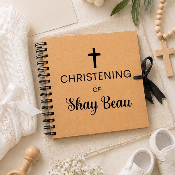 Personalised Christening/Baptism/Holy Communion Scrapbook