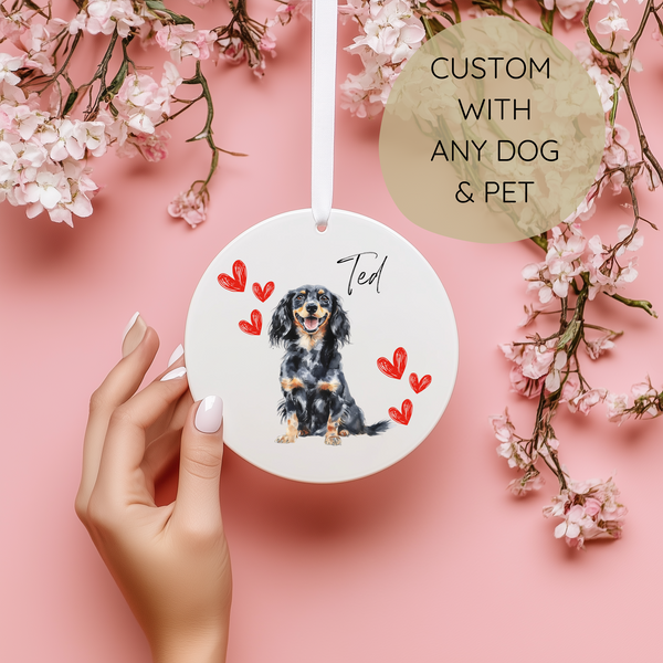 Personalised Dog Custom Ceramic Decoration