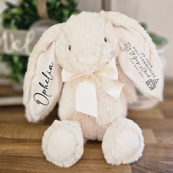 Personalised Christening/Baptism Bunny
