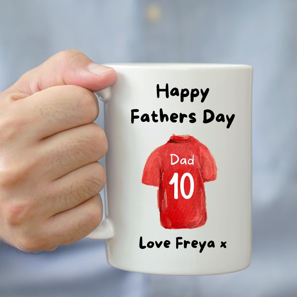 Personalised Football Mug For Fathers Day