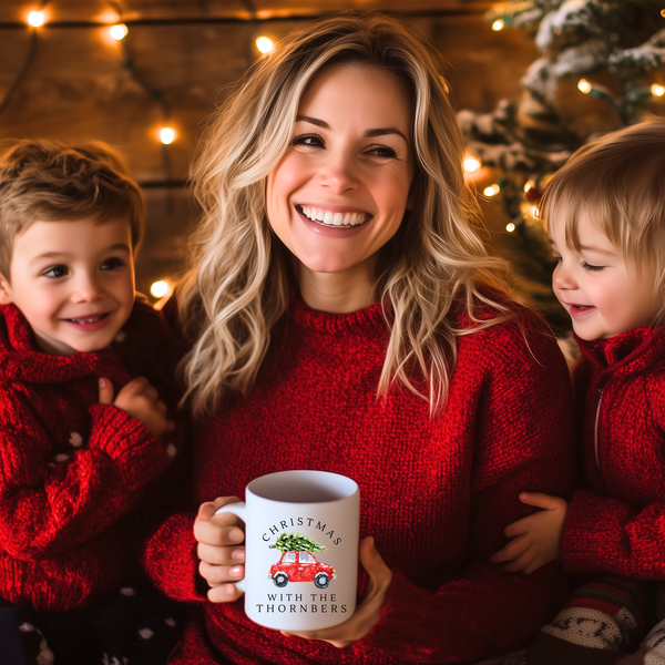 Personalised Christmas Car Mug