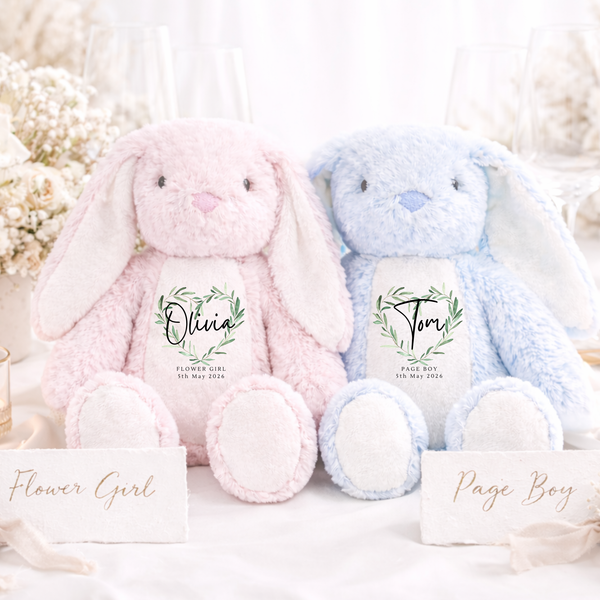 Flower Girl & Page Boy Gift | Personalised Soft Toy