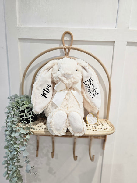 Personalised Flower Girl Bunny