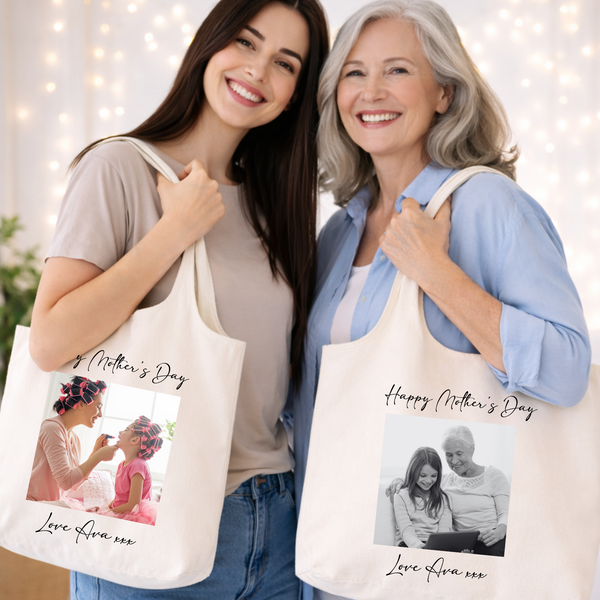 Personalised Photo Tote Bag For Mum