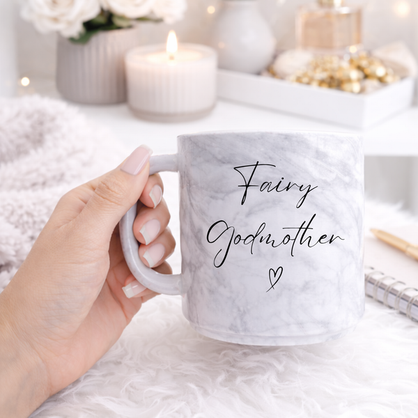Personalised Marble Mug For Godmothers