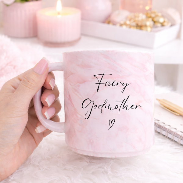 Personalised Marble Mug For Godmothers