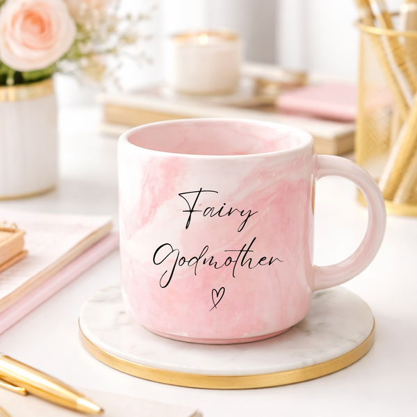Personalised Marble Mug For Godmothers