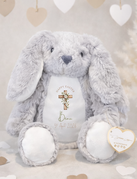 Personalised Religious Teddy Bear For Easter