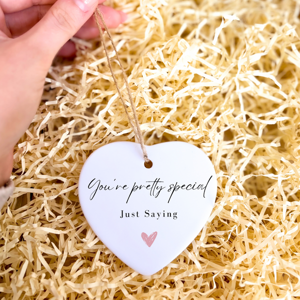 Personalised Quote Ceramic Ornament