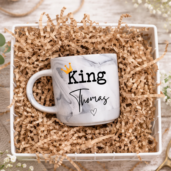 Personalised King & Queen Mugs