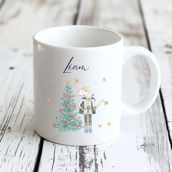Personalised Christmas Matching Family Mugs Nutcracker Design