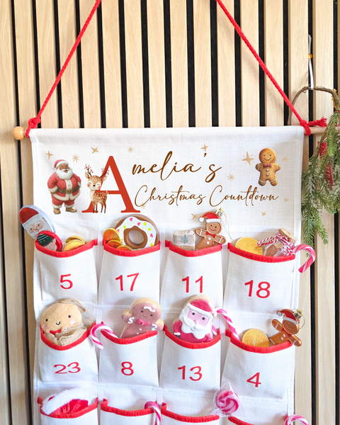 Personalised Santa Advent Calendar 2025 - Gifts For Kids