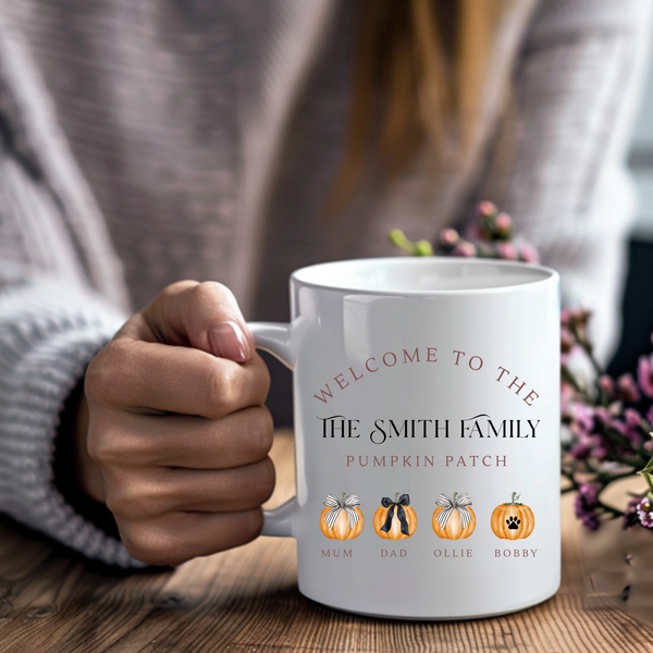 Halloween Pumpkin Mug and Coaster Set – Cute Autumn Coffee Gift