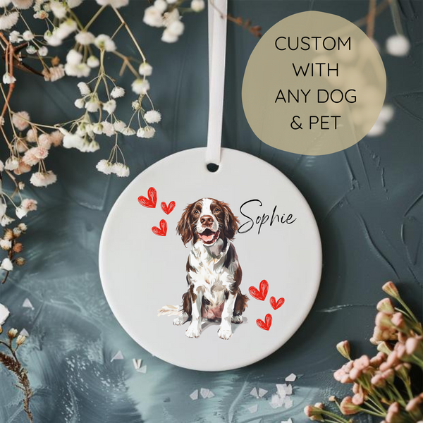 Personalised Dog Custom Ceramic Decoration