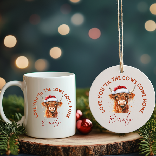 Personalised Highland Cow Mug