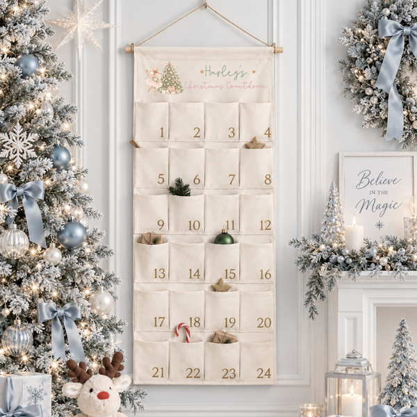 Personalised Mouse Christmas Advent Calendar for Boys