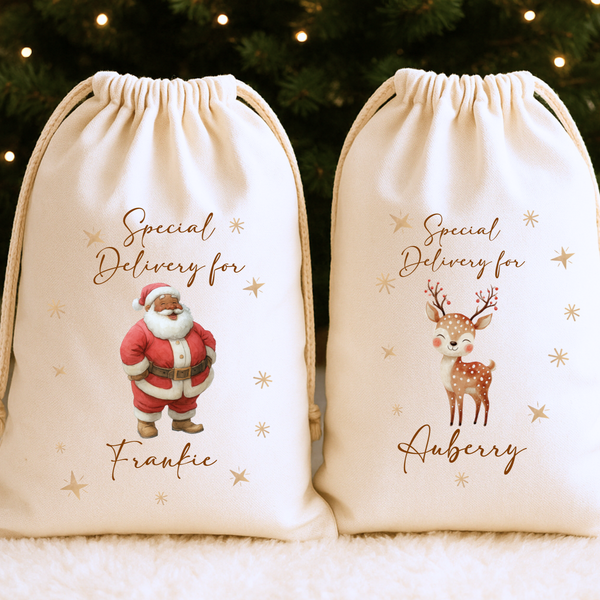 Personalised Christmas Santa Stockings