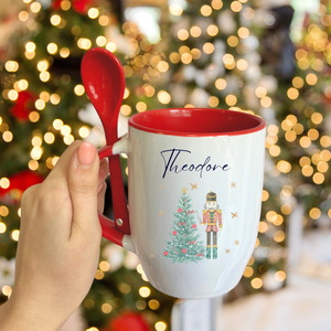 Personalised Nutcracker Mug & Spoon