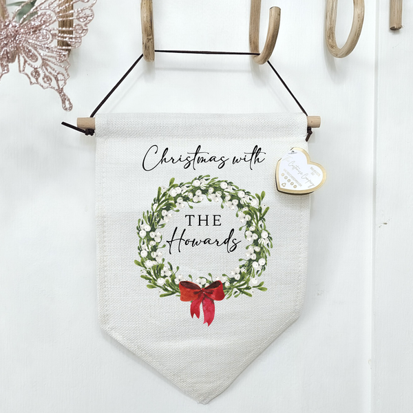 Personalised Christmas Family Sign