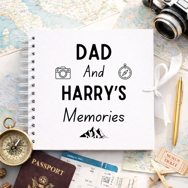 Personalised Father's Day Scrapbook | Adventure Memory Book