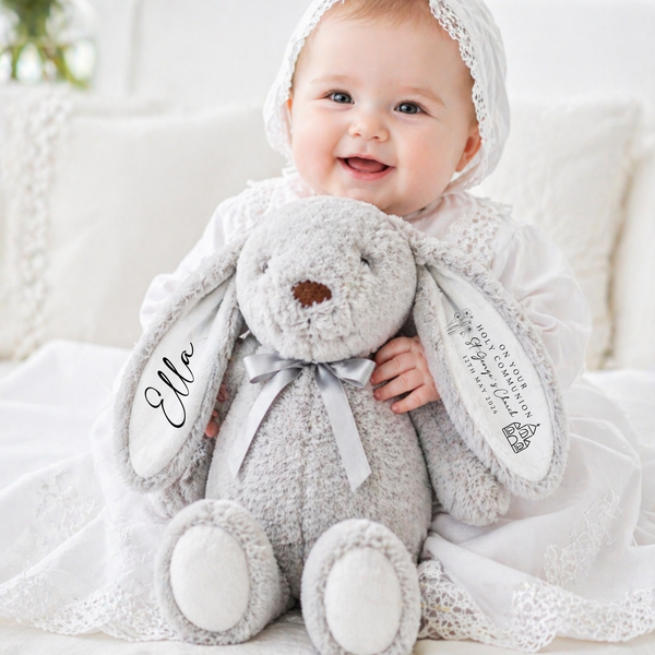 Personalised Bunny - Christening - Baptism - Holy Communion
