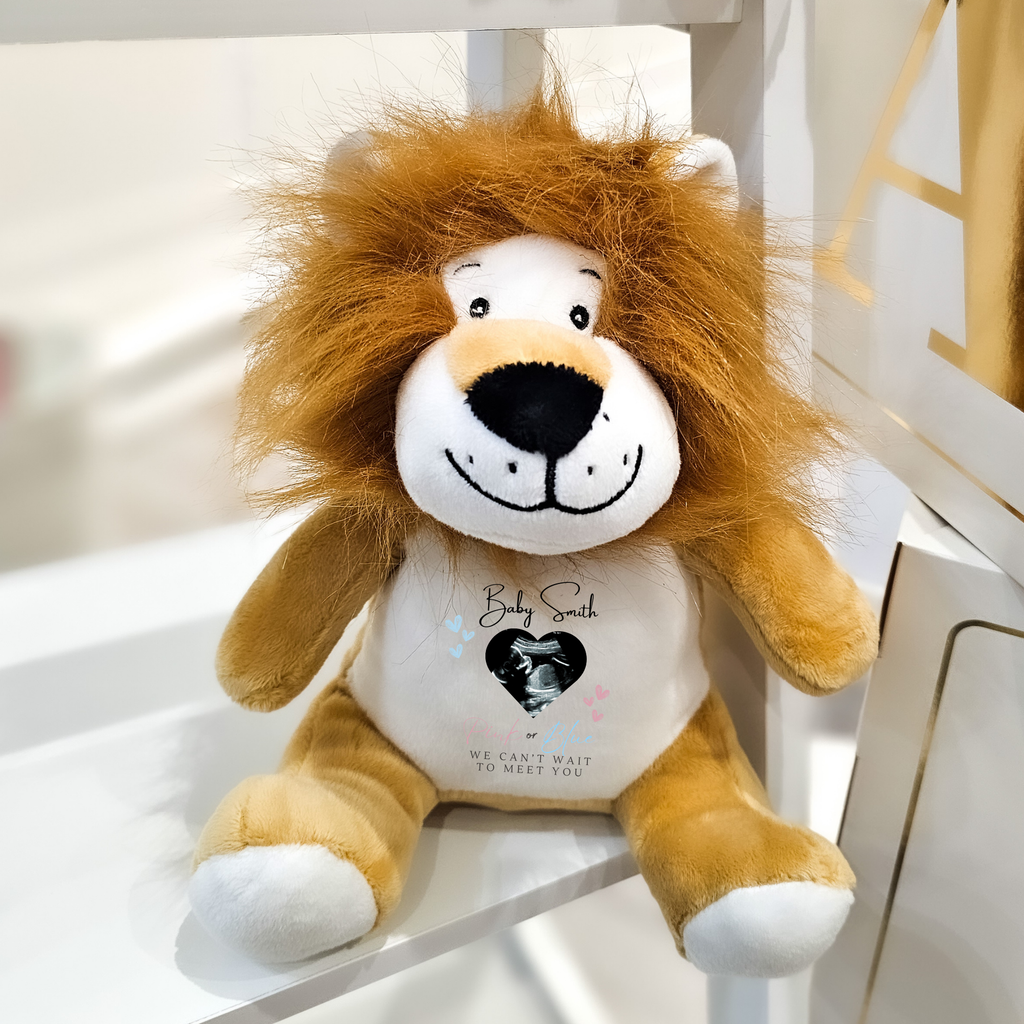 Personalised Gender Reveal Soft Toys The Customise Company