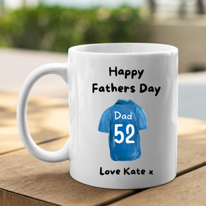 Personalised Football Mug For Fathers Day