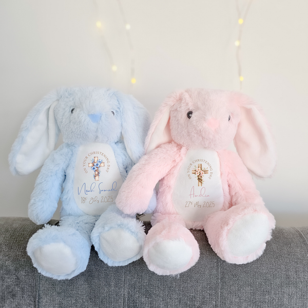 Personalised Christening Bunny