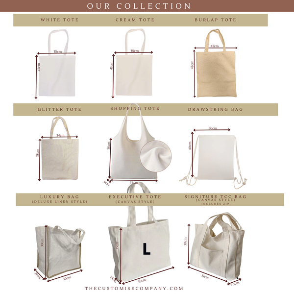 Personalised Breakfast Croissant Tote Bag For Her