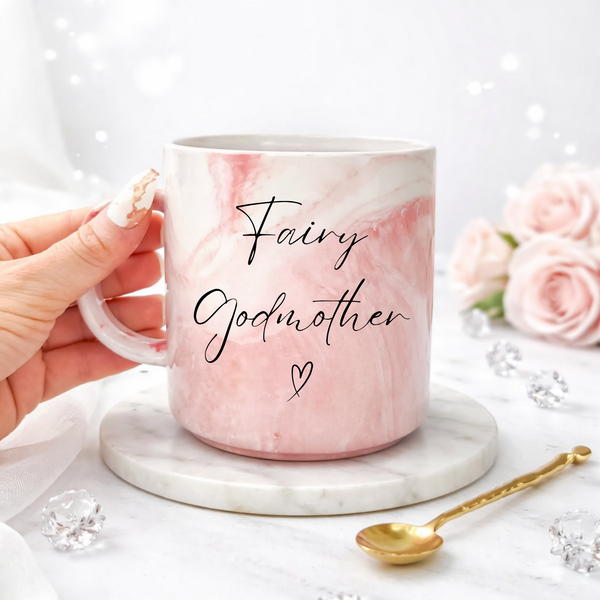 Personalised Marble Mug For Godmothers
