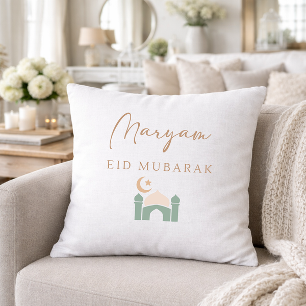 Personalised Eid Cushion - Throw Blanket