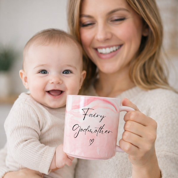 Personalised Marble Mug For Godmothers