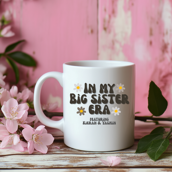 Personalised Big Sister Mug – The Perfect Christmas Gift for New Big Sisters